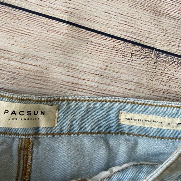 PacSun High Rise Tie Dye Festival Shorts Size 25 - Picture 4 of 7